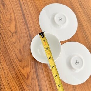 One set one cup plus two saucers of Nespresso collection Andree Putman like new